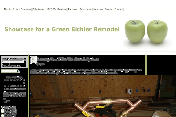 Green Apples theme site design template sample