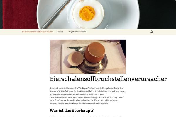Twenty Thirteen theme site design template sample