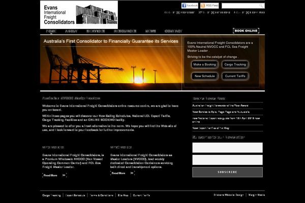 eifc.com.au site used Evans