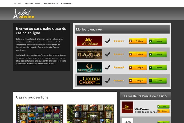 eiffelcasino.fr site used Ofm