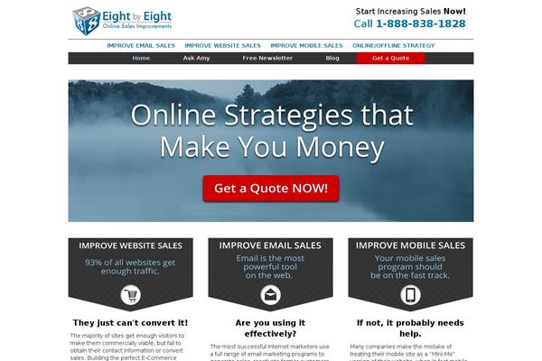 Enterprise Pro theme site design template sample