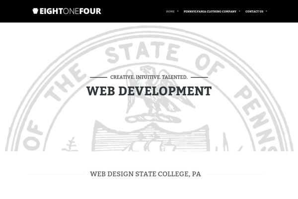 Magnetic theme site design template sample