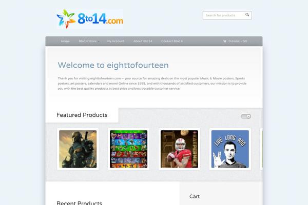 Wootique theme site design template sample