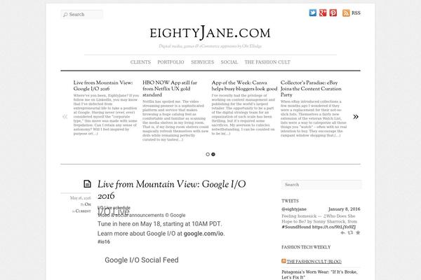 Elemin theme site design template sample