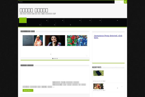 Sahifa theme site design template sample