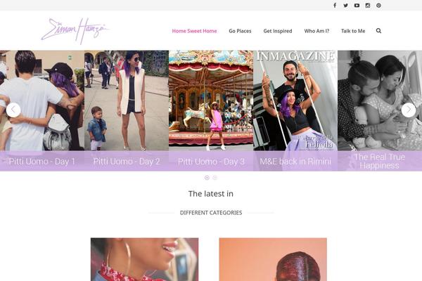 Impreza theme site design template sample