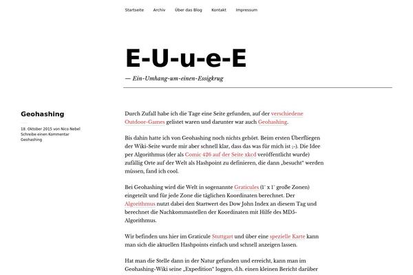 Cocoa theme site design template sample
