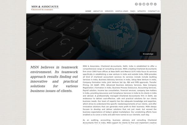 consultant theme site design template sample