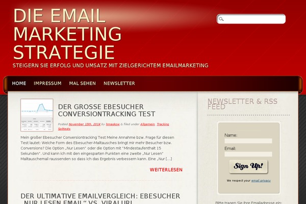 Frantic theme site design template sample