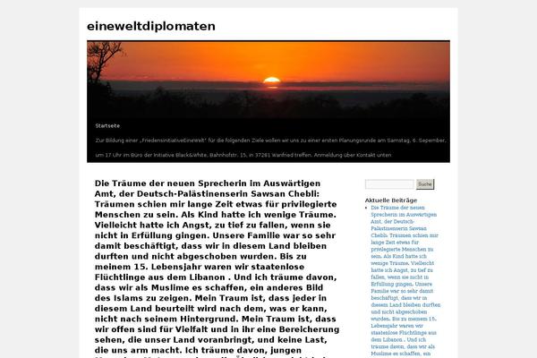 Telegraph theme site design template sample
