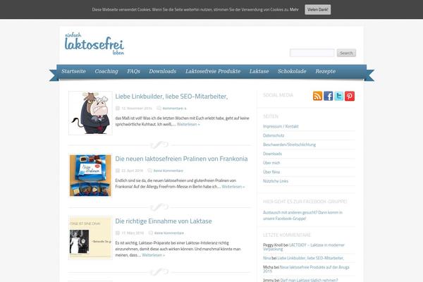einfach-laktosefrei-leben.de site used Delicacy Pro