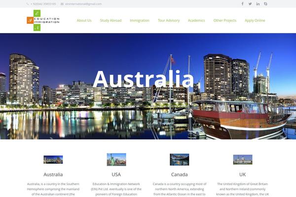 eininternational.com site used Stage