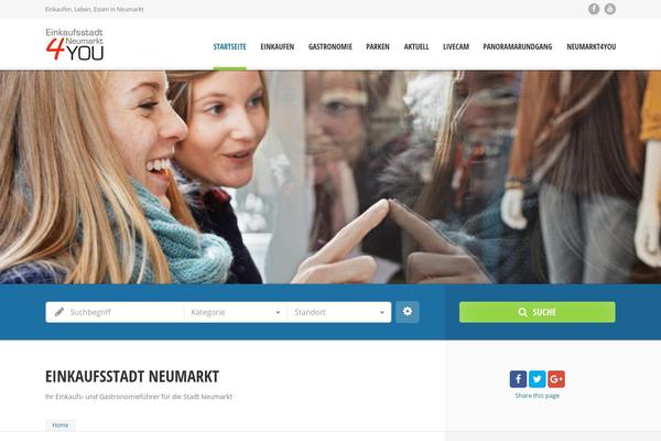 Directory2 theme site design template sample