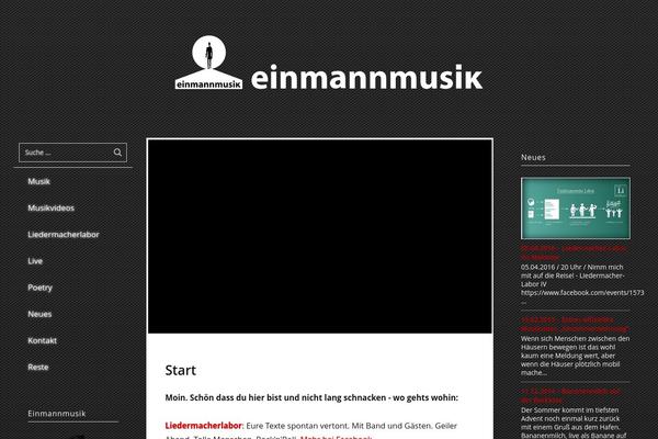einmannmusik.de site used Tatami
