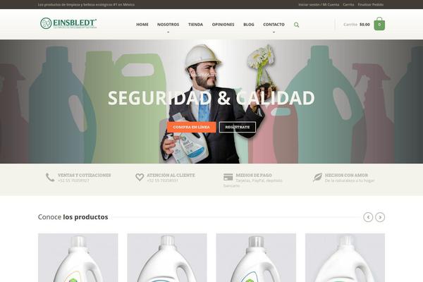 einsbledt.com site used Organique-wp