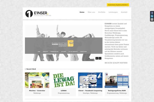 Scope theme site design template sample