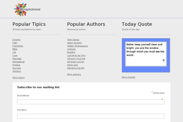 Quark theme site design template sample