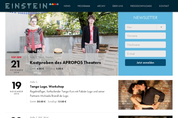 einstein-kultur.de site used Einstein