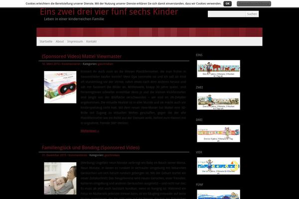 picochic theme site design template sample