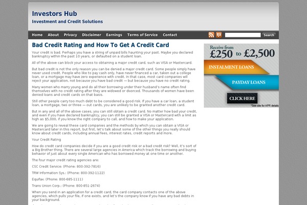 einvestorshub.com site used HeatMap Theme Pro 5