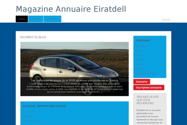 Metro theme site design template sample