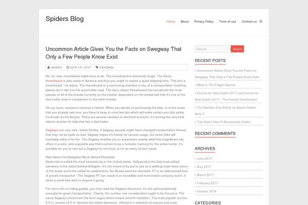 Esteem theme site design template sample