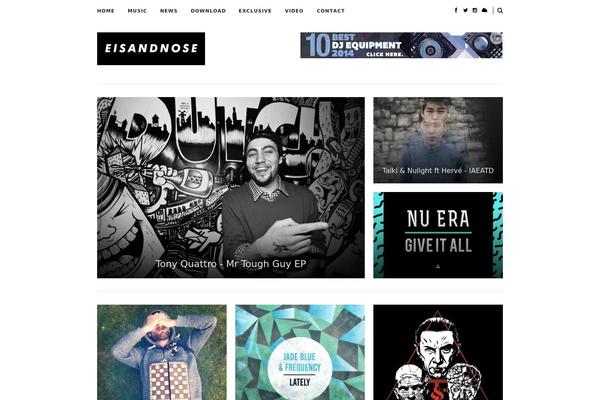 Hickory theme site design template sample
