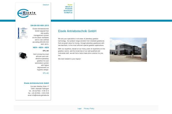 eisele-getriebe.de site used Eisele-getriebe