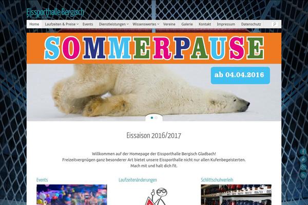 Tempera theme site design template sample