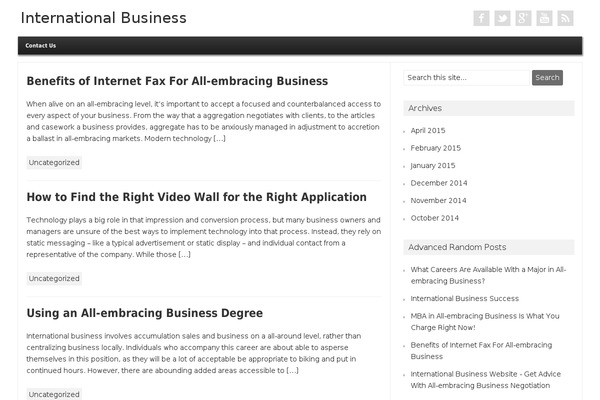 Premium Style theme site design template sample