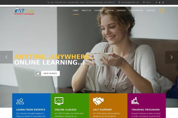 Edubin theme site design template sample