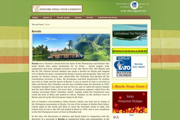 Going Green theme site design template sample