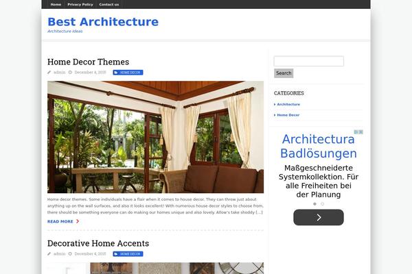 SABINA theme site design template sample