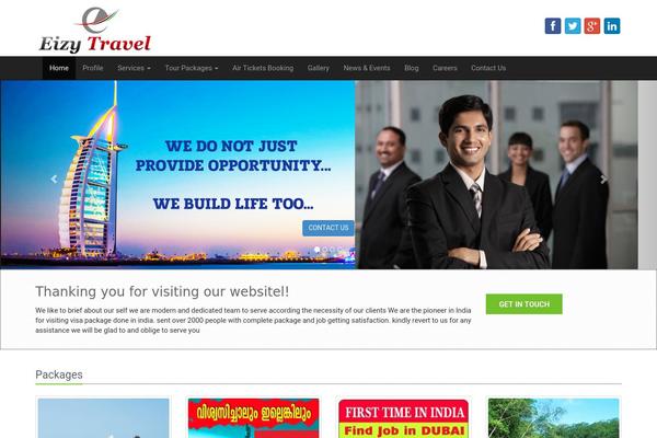 Aadya theme site design template sample