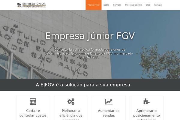 Adama theme site design template sample