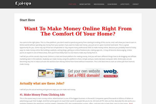Newspaper theme site design template sample