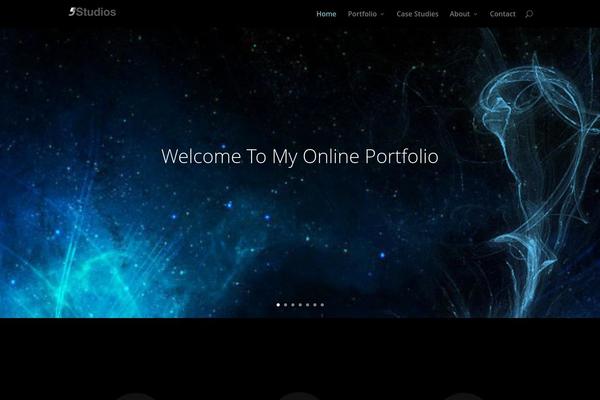 Divi Child theme site design template sample