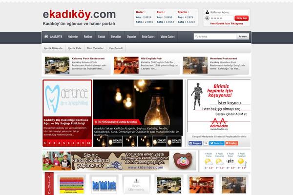 Portal theme site design template sample