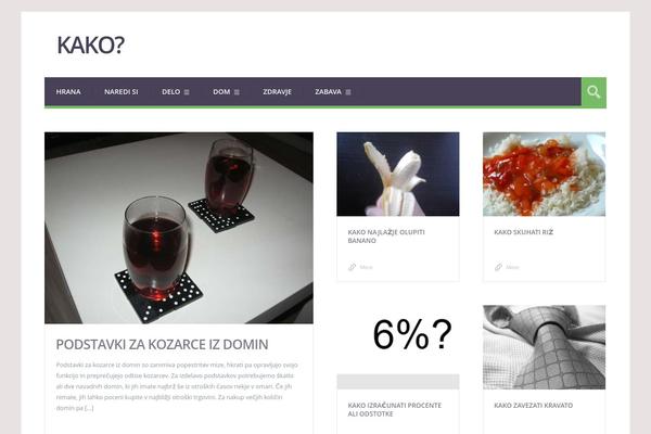 Grimag theme site design template sample
