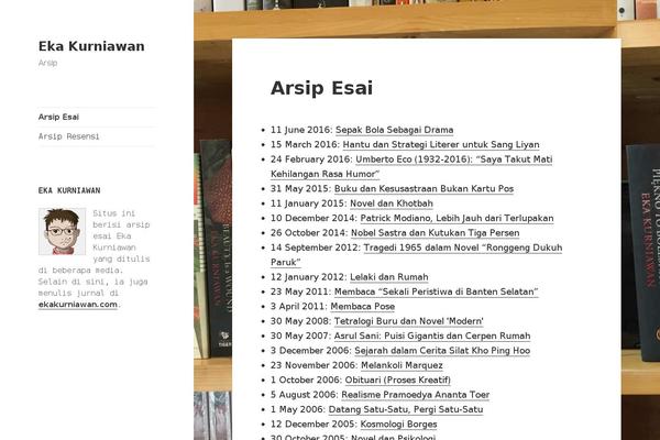 ekakurniawan.net site used Ekakurniawan-archive
