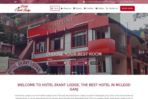 Site using Nemus Slider plugin