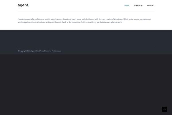 Agent theme site design template sample
