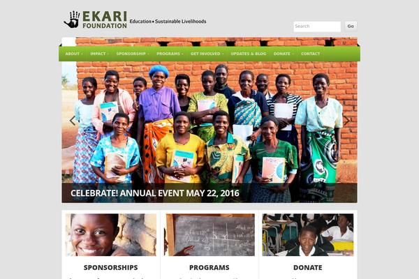 NonProfit theme site design template sample