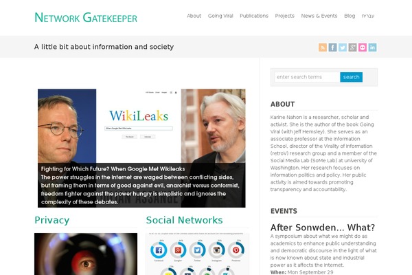ekarine.org site used Wp Brilliance