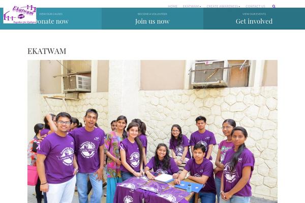 Born-to-give theme site design template sample
