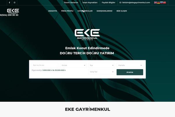 WP Residence theme site design template sample