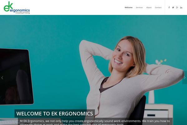 Enfold theme site design template sample
