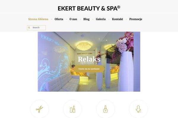 Parabola theme site design template sample
