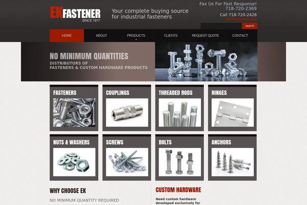 ekfastener.com site used Theme1976