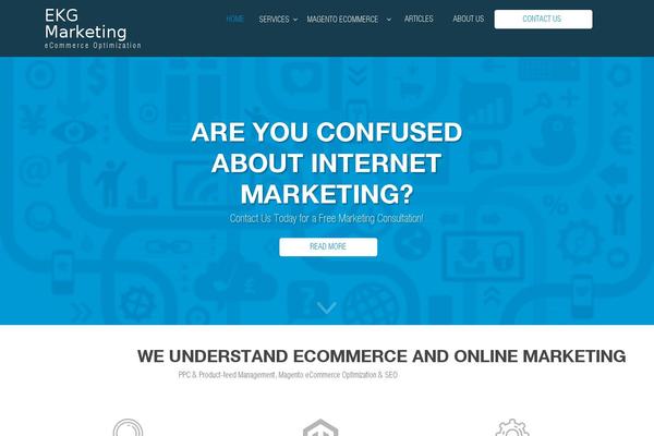 Canvas-child theme site design template sample